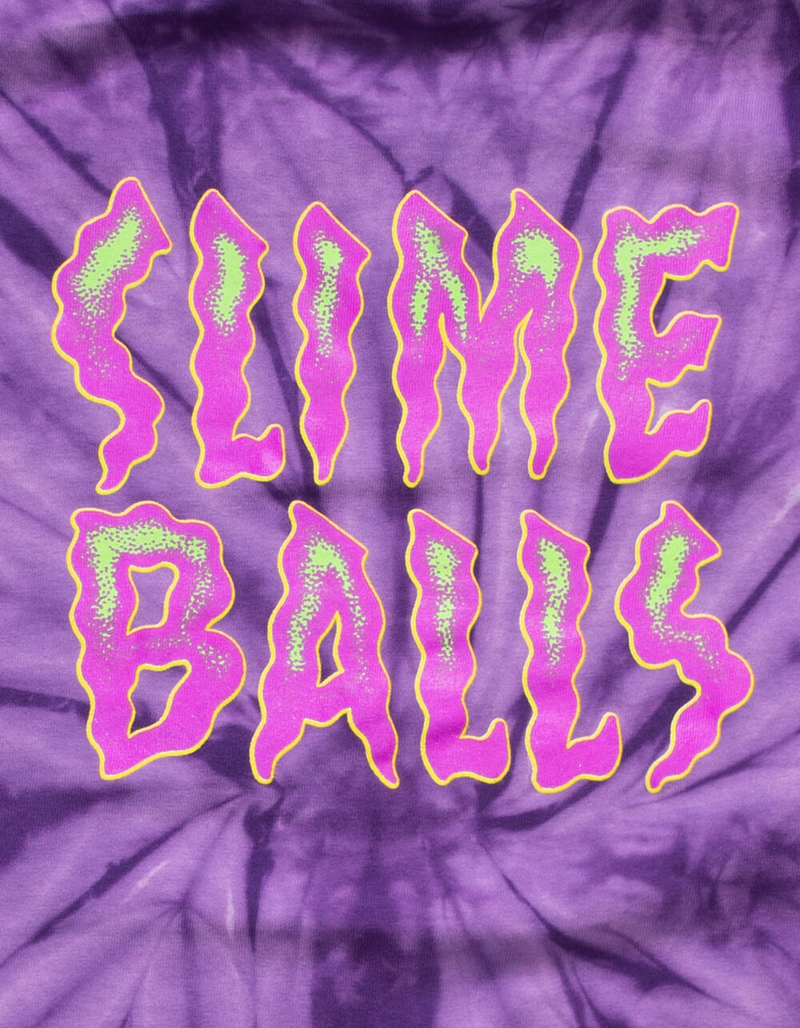 SLIME BALLS Fuzz Tie-Dye Boys T-Shirt image number 2