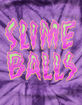 SLIME BALLS Fuzz Tie-Dye Boys T-Shirt image number 3