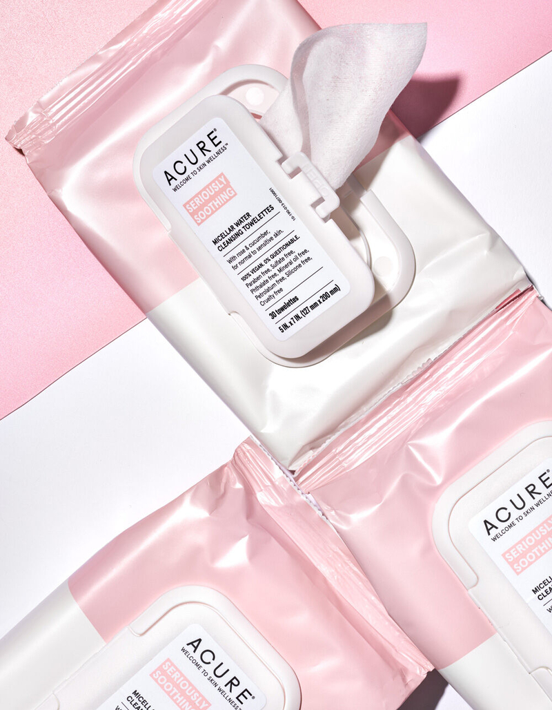 ACURE Seriously Soothing Micellar Water Towelettes image number 2