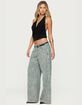EDIKTED Blaze Distressed Low Rise Jeans image number 3