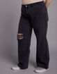RSQ Womens High Rise Baggy Jeans image number 9