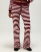 TILLYS Womens Stripe Bootcut Sweatpants image number 3