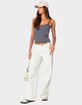 EDIKTED Gretta Striped Ribbed Tank Top image number 5