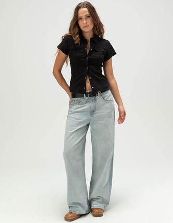 BDG Urban Outfitters Polly Womens Snap Front Shirt Alternative Image