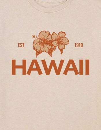 HAWAII Hibiscus Unisex Kids Tee Alternative Image