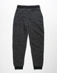 HOLLYWOOD Eli Sherpa Black Boys Jogger Pants image number 2