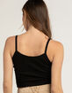 BOZZOLO Cinched Neck Lettuce Hem Womens Cami image number 3