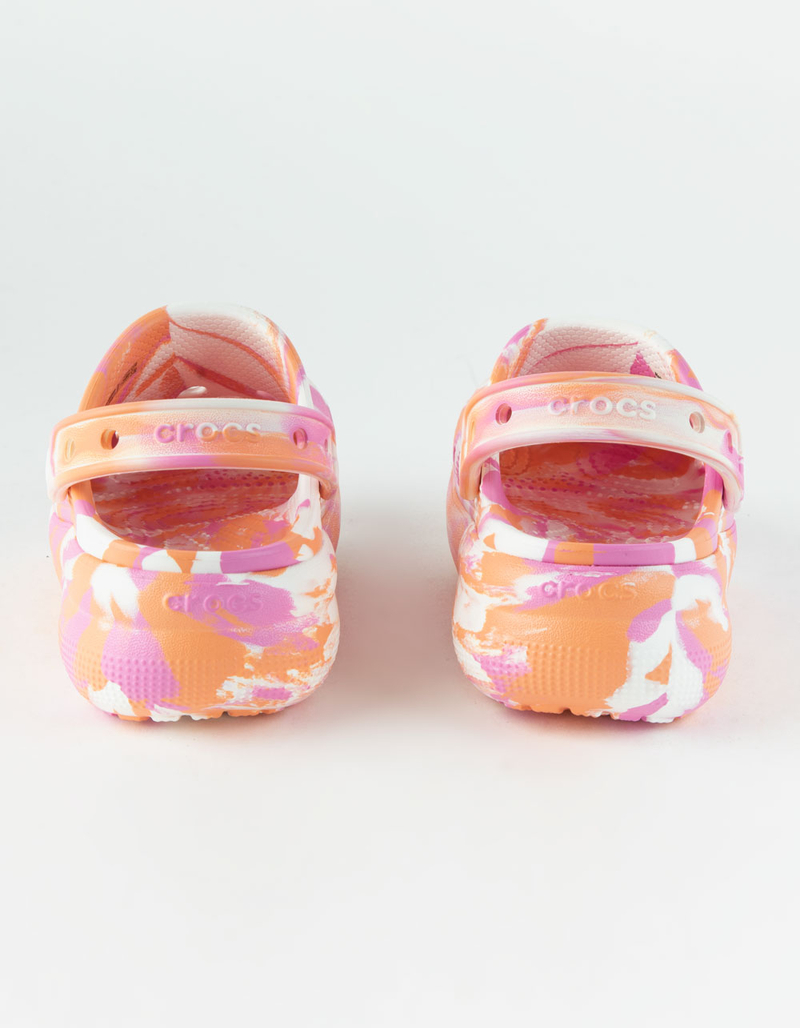 CROCS Marbled Cutie Girls Clogs image number 3