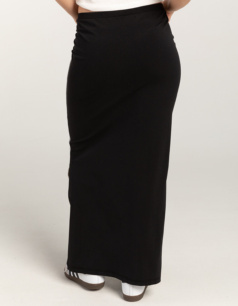 IETS FRANS Piped Column Womens Maxi Skirt - BLACK - XL | Tillys