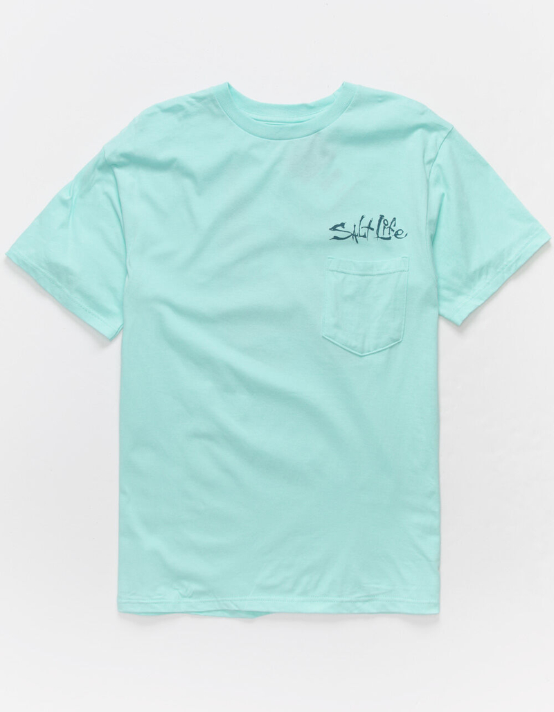 SALT LIFE Hook It Mens Pocket Tee image number 1