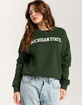 HYPE AND VICE Michigan State University Womens Crewneck Sweatshirt image number 1