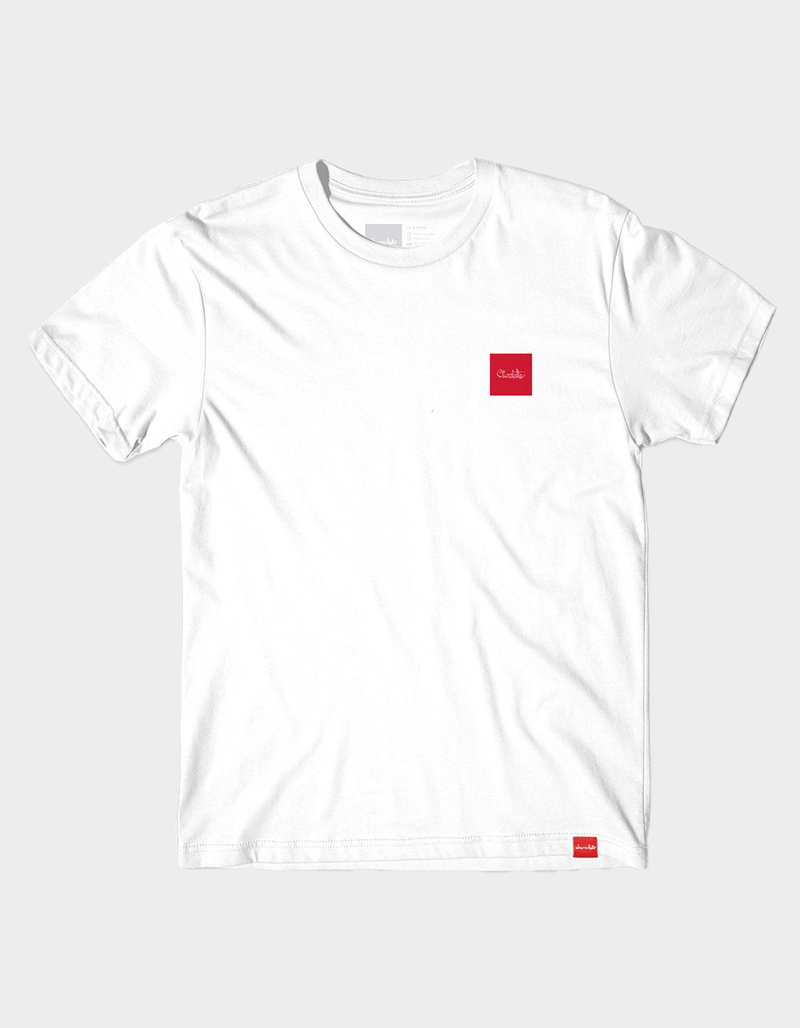 CHOCOLATE Script Square Mens Tee image number 0