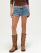 RSQ Womens Low Rise Cuffed Micro Shorts image number 3