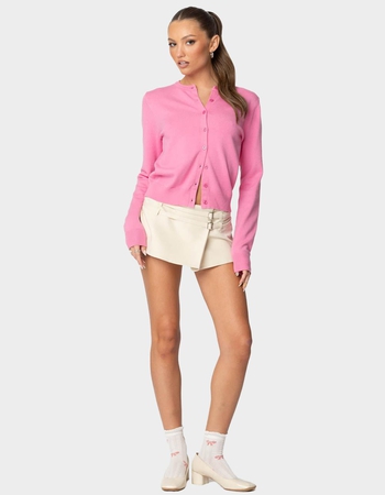 EDIKTED Double Belt Wrapped Mini Skort Alternative Image