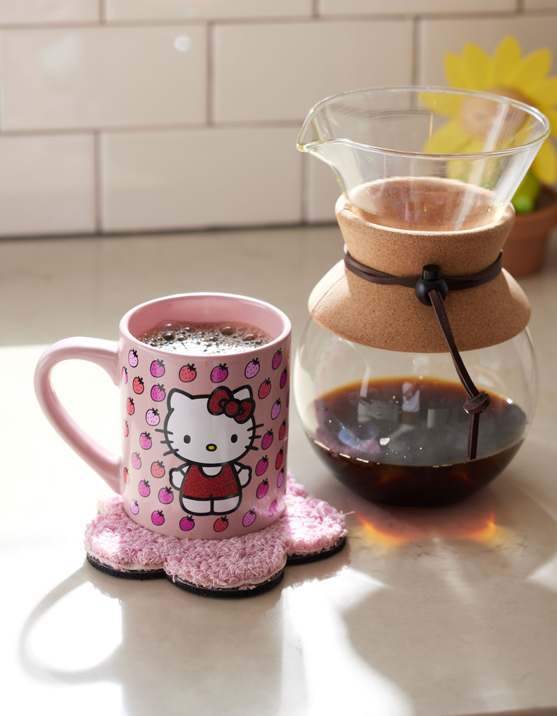 SANRIO Hello Kitty Strawberry Glitter Mug image number 4