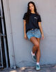 RSQ Womens Low Rise Denim Mini Skirt image number 1
