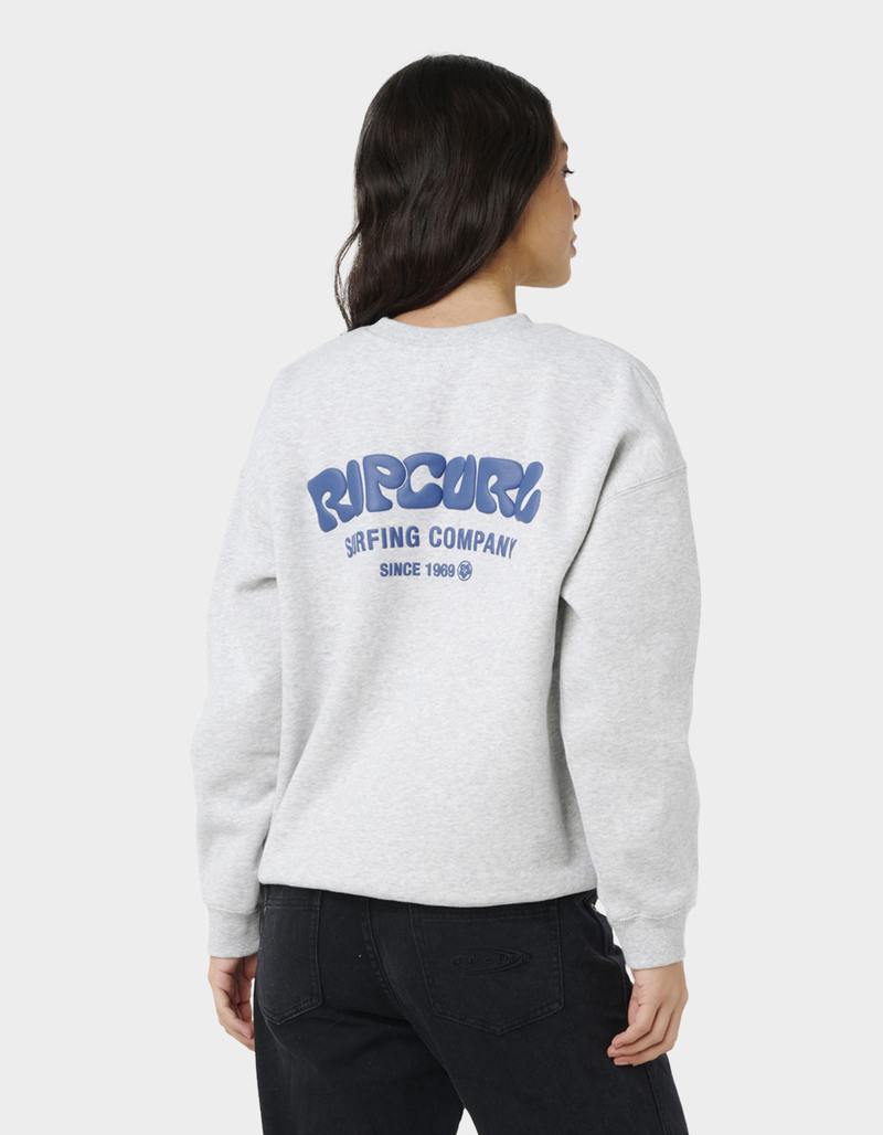 RIP CURL Surf Puff Heritage Womens Crewneck Sweatshirt image number 1
