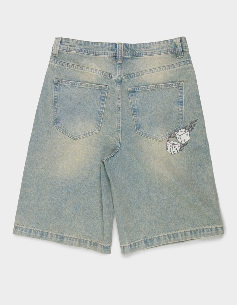 RSQ Mens Embroidered Jorts image number 1
