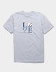 LOVE Baseball Unisex Tee image number 1