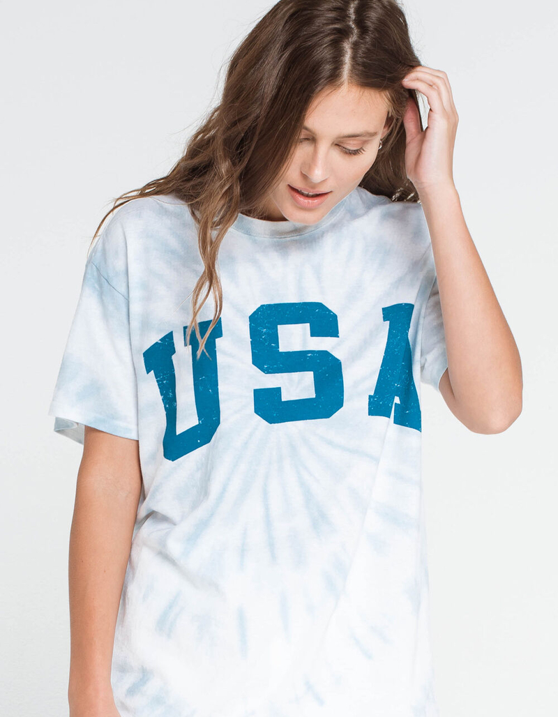 FULL TILT USA Tie Dye Womens Tee image number 0