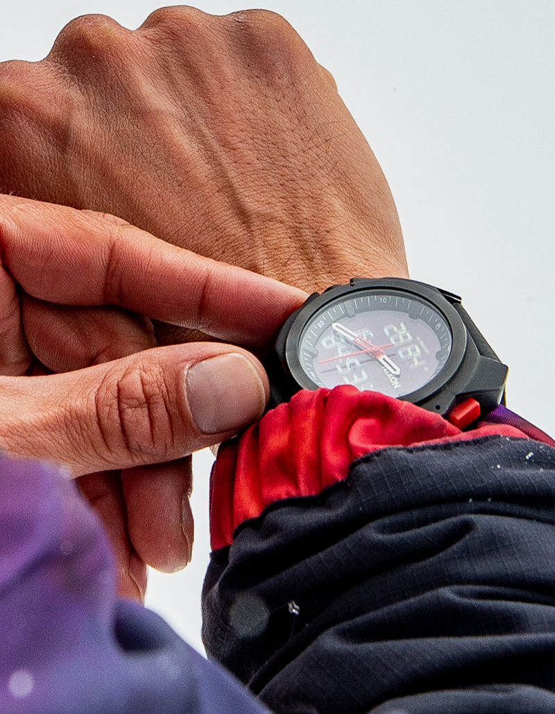 NIXON Ripley Black & Red Watch image number 4