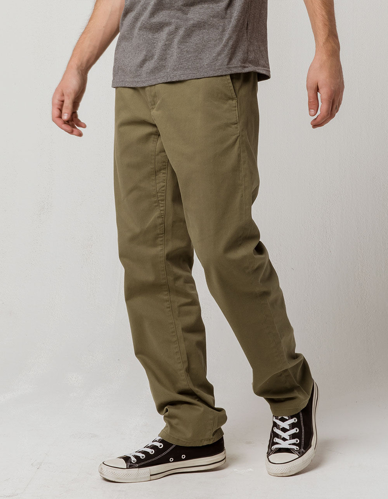 HUF Sutter Deep Olive Mens Chino Pants image number 1