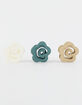 FULL TILT 3 Pack Flower Hair Clip Set image number 1