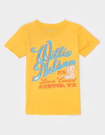 ROWDY SPROUT Willie Nelson Girls Tee Primary Image
