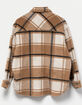 RSQ Plaid Womens Shacket image number 6