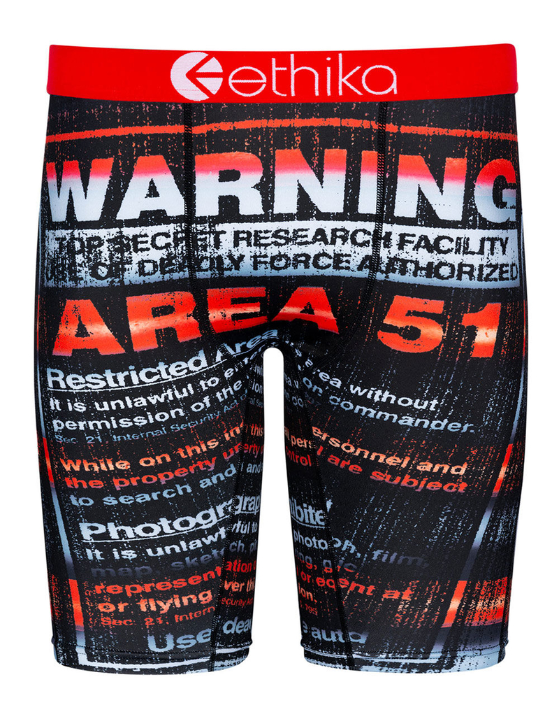 ETHIKA Warning 51 Boys Boxer Briefs image number 0