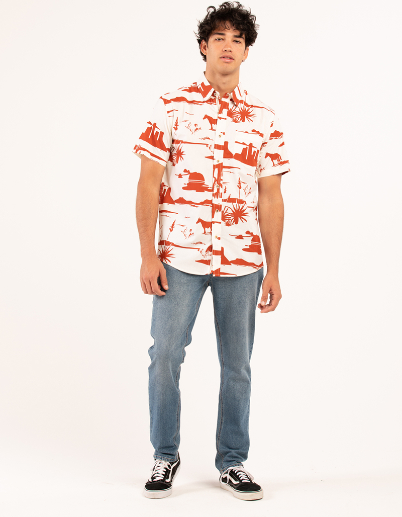 RSQ Western Mens Button Up Shirt image number 4