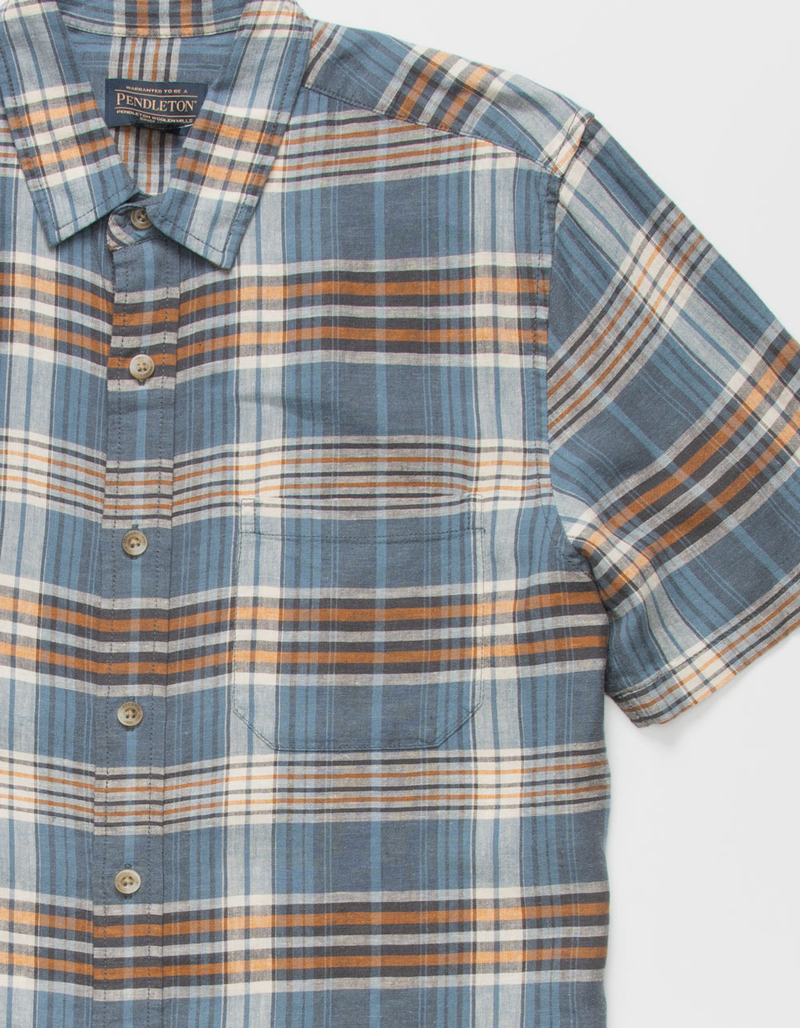 PENDLETON Linen Mens Button Up Shirt image number 1
