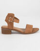 SODA Tan Girls Heeled Sandals image number 2