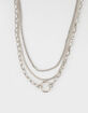 RSQ 3 Pack Snake Chain Layered Necklace image number 2