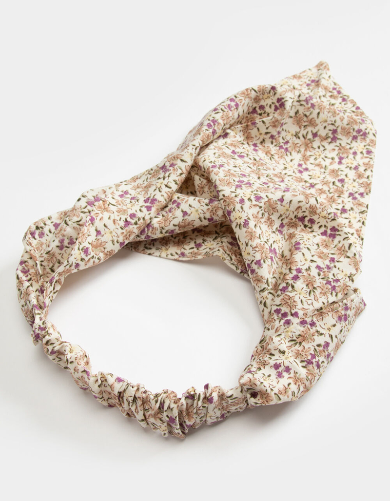 FULL TILT Ivory Floral Head Scarf image number 0