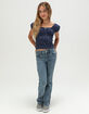 RSQ Girls Ditsy Emma Top image number 6
