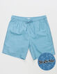 BLUE CROWN Mushroom Color Changing Mens 7" Swim Shorts image number 2