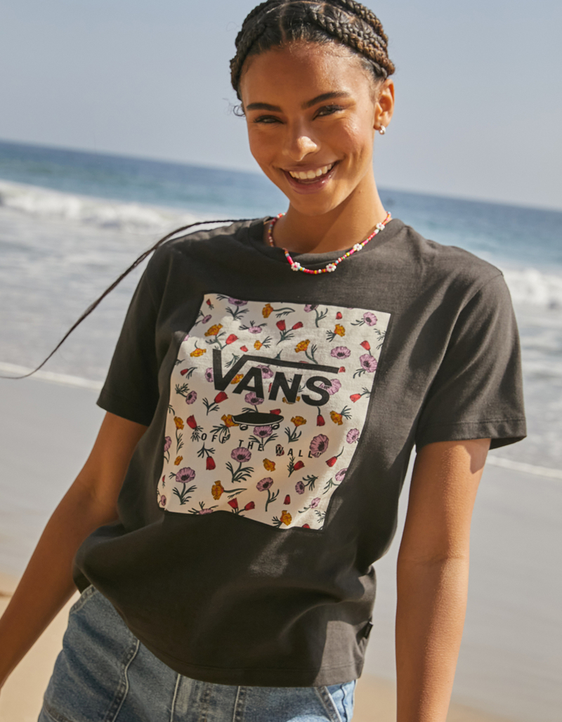 VANS Poppy Box Womens Relaxed Tee image number 0