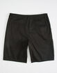 RSQ Long Twill Black Mens Chino Shorts image number 2