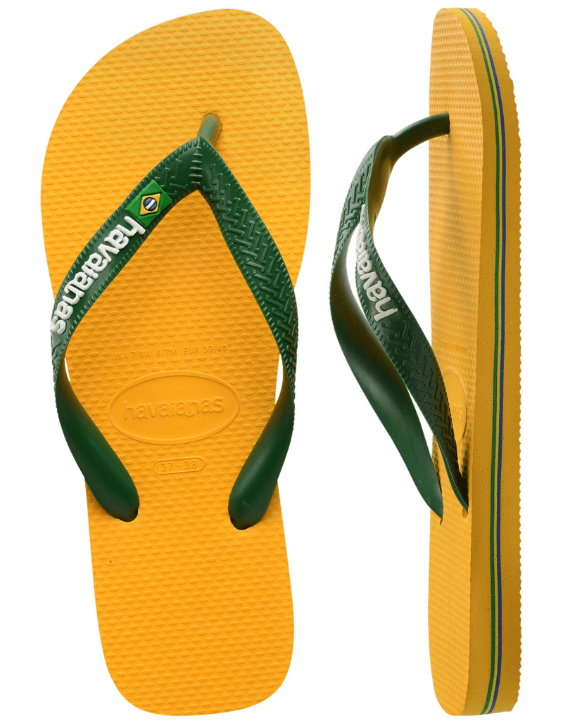 HAVAIANAS Brazil Logo Womens Flip Flops image number 2
