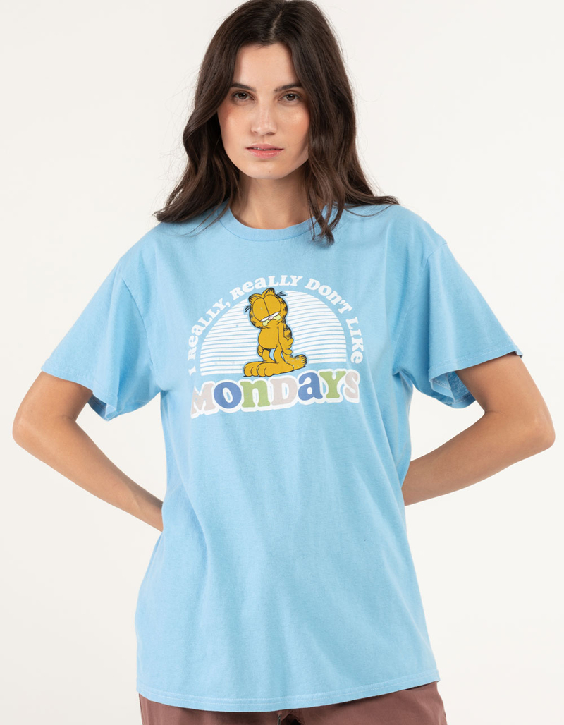 GARFIELD Hate Mondays Womens Oversized Tee image number 0