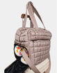 KATYDID Quilted Duffel Weekender Bag with Pass-Thru Slip image number 4