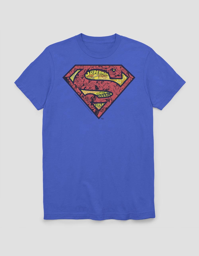 SUPERMAN Inside Comic Unisex Tee image number 0