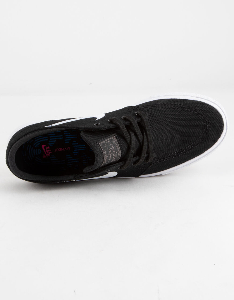 NIKE SB Zoom Janoski Canvas RM Black & White Mens Shoes image number 2