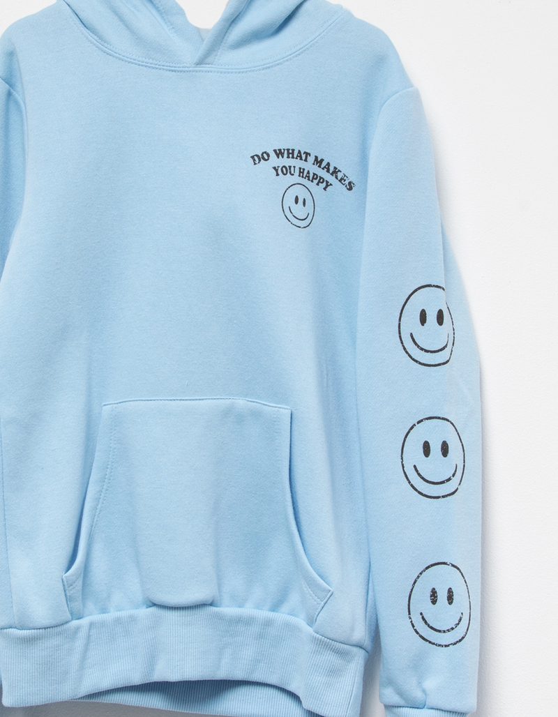 FULL TILT Smiley Girls Oversized Hoodie image number 2