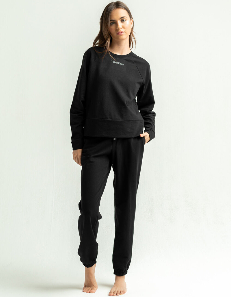 CALVIN KLEIN Womens Black Sweatshirt image number 3