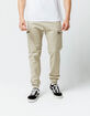 CHARLES AND A HALF Zip Pocket Khaki Mens Cargo Pants image number 3