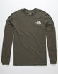 THE NORTH FACE Red Box New Taupe Green Mens T-Shirt image number 2