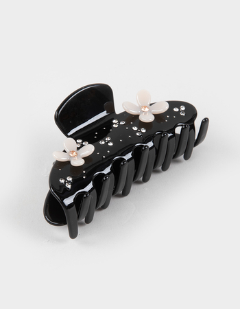 FULL TILT Floral/Rhinestone Claw Clip Primary Image