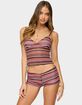 EDIKTED Zigzag Stripe Tank Top image number 1